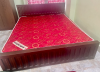 6/7 Melamain Wood Bed with mattress